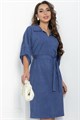 Платье Нежность осени (синее) П11922 П11922