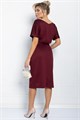 Платье Карлин (бордовое) П11583 П11583