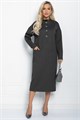 Платье Стильная осень (серое) П11436 П11436