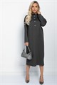 Платье Стильная осень (серое) П11436 П11436