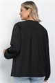 Блуза Калитея (черная) Б11624 Б11624