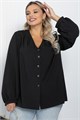 Блуза Калитея (черная) Б11624 Б11624