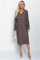 Платье Бруклин (коричневое) П11365 П11365