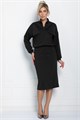 Платье Сибирский ритм (черное) П11621 П11621