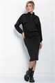 Платье Сибирский ритм (черное) П11621 П11621
