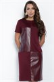 Платье Мемфис (бордовое) П11242 П11242