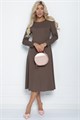 Платье Шоколад (коричневое) П11296 П11296