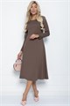 Платье Шоколад (коричневое) П11296 П11296