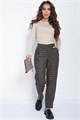 Брюки Леди Гамильтон (серо-коричневые) Б11322 Б11322