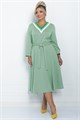 Платье Осенняя история (светло-зеленое) П11226 П11226