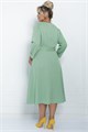 Платье Осенняя история (светло-зеленое) П11226 П11226