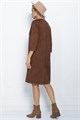 Платье Элегантная простота (коричневое) П11266 П11266