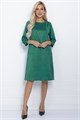 Платье Элегантная простота (зеленое) П11239 П11239