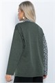 Блуза Элли (хаки) Б11306 Б11306