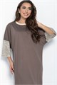 Платье Уютный шик (коричневое) П11147 П11147