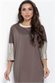 Платье Уютный шик (коричневое) П11147 П11147