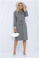 Платье Верона (серое) П11093 П11093