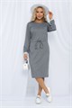 Платье Верона (серое) П11093 П11093