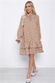 Платье Осенняя симфония (бежевое) П10936 П10936