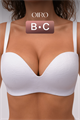Бюстгальтер балконет OIRO без косточек Snowdrop 1317006 56398 - фото 460950