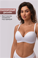 Бюстгальтер балконет OIRO без косточек Snowdrop 1317006 56398 - фото 460956