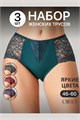 Набор трусов OIRO 0207 кружевные 46-60 3 шт 56394 - фото 461315