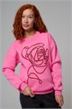 8577 женский свитшот оверсайз 56857