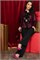 Костюм праздничный Роскошный вечер (черно-бордовый) К14459-39М К14459-39М