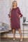 Платье трикотажное Кайла (бордовое) П14782-10М П14782-10М