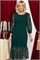 Платье с кружевом Властилина (зеленое) П14732-48М П14732-48М