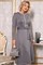 Платье трикотажное Парижанка (серое) П14786-10М П14786-10М