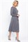 Платье трикотажное Парижанка (серое) П14786-10М П14786-10М