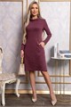Платье Мариса (бордовое) П14837-10М П14837-10М