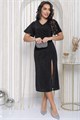 Платье Сияй! (черное) П12119 П12119