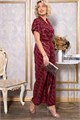 Платье Исландия (бордовое) П14814-30М П14814-30М