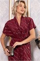Платье Исландия (бордовое) П14814-30М П14814-30М