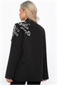 Жакет Цветочное безумие (черный) Б14798-7М Б14798-7М