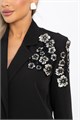 Жакет Цветочное безумие (черный) Б14798-7М Б14798-7М